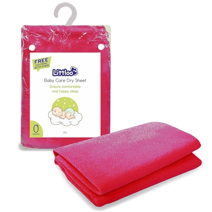 Littloo Baby Care Dry Sheet Waterproof Leakproof for Comfortable Sleep