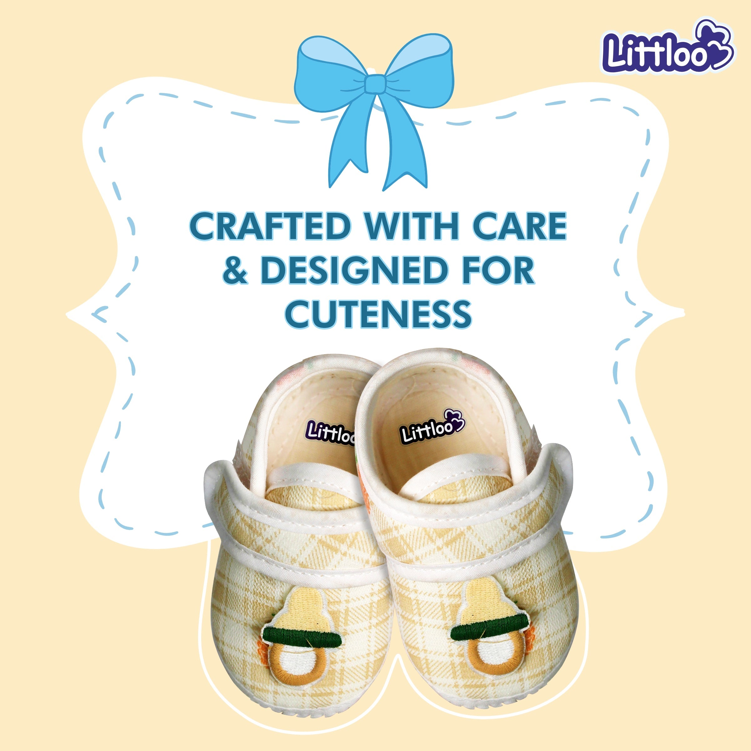 LITTLOO Baby Booties | Yellow - Littloo