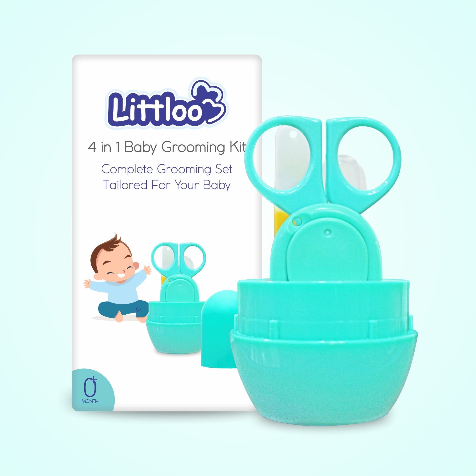 Littloo 4 in 1 Baby Grooming Kit - Littloo