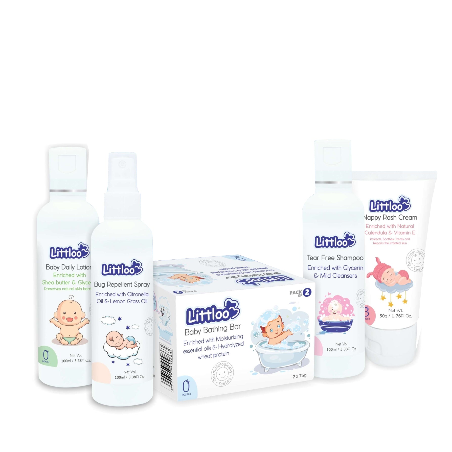 Nature’s Goodness Newborn Kit (Baby Care Kit) - Littloo